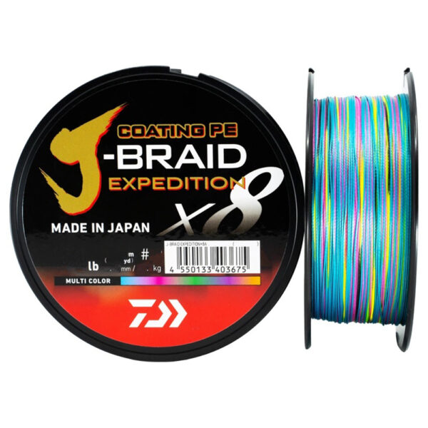 J-BRAID EXPEDITION X8 MULTICOLOR 3000m