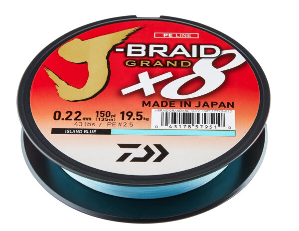 J-BRAID GRAND X8 BLUE 135 m