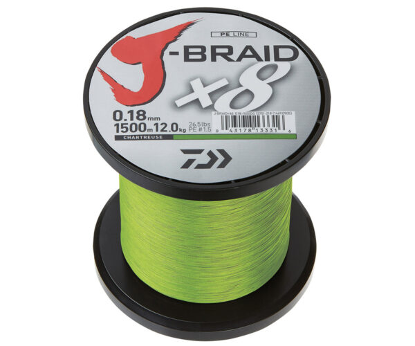 J-BRAID X8 CHARTREUSE 3000 m
